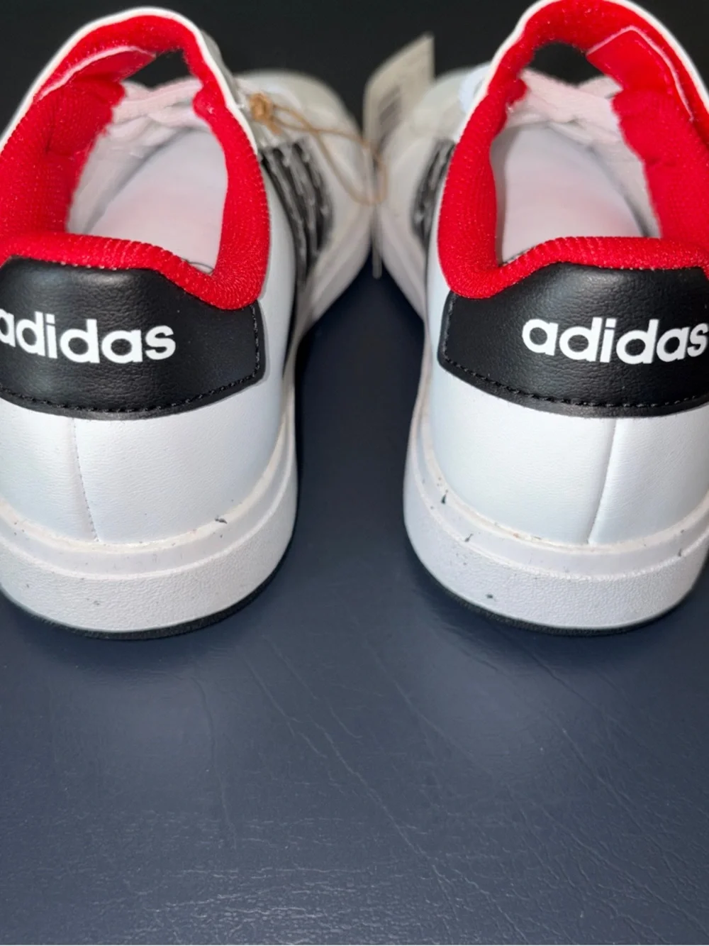Spiderman Adidas Kids White, Red & Black Low-Top Sneakers NWT Size 11